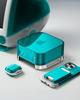 Spigen Case for Apple Mac Mini M4/M4 Pro (2024) with Air Filter, Stand, Dustproof, Breathable, and Protective Cover, Classic C1 (ACS09213) (Bondi Blue