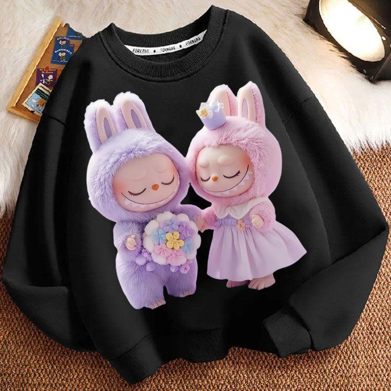 Children's Casual Hoodies, Fashionable Long-sleeved Loose Hoodies for Boys and Girls In Spring and Autumn