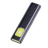 Portable USB Rechargeable LED Flashlight Dual Light Modes 1200mAh Battery Torch for Camping Hiking Home Emergency