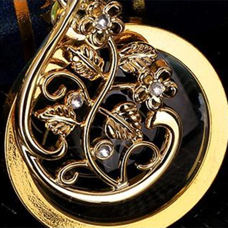 Necklace Jewelry Optical Magnifier with Chain Necklace Neckglasses Portable Monocle for Reading Collecting Library Gift