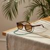Lightweight Colored Glass Glasses Chain Vintage Handmade Beads Glasses Hanging Rope Adjustable Anti Loss Mask Chain Men Women