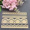 4pcs Lace Border Metal Cutting Dies Stencils for DIY Scrapbooking Decorative Embossing Handcraft Die Cutting Template