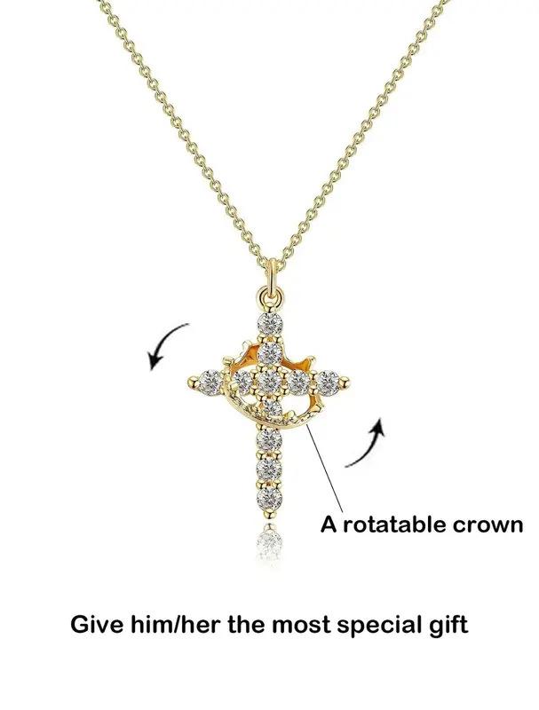 Zinc Alloy Micro-Inlaid Zircon Pendant Necklace Sporty Bamboo Chain Luxury Clavicle Jewelry