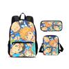 Haikyuu backpack pencil case shoulder bag 3Pcs Set printed new large capacity student boy and girl best birthday gift for school