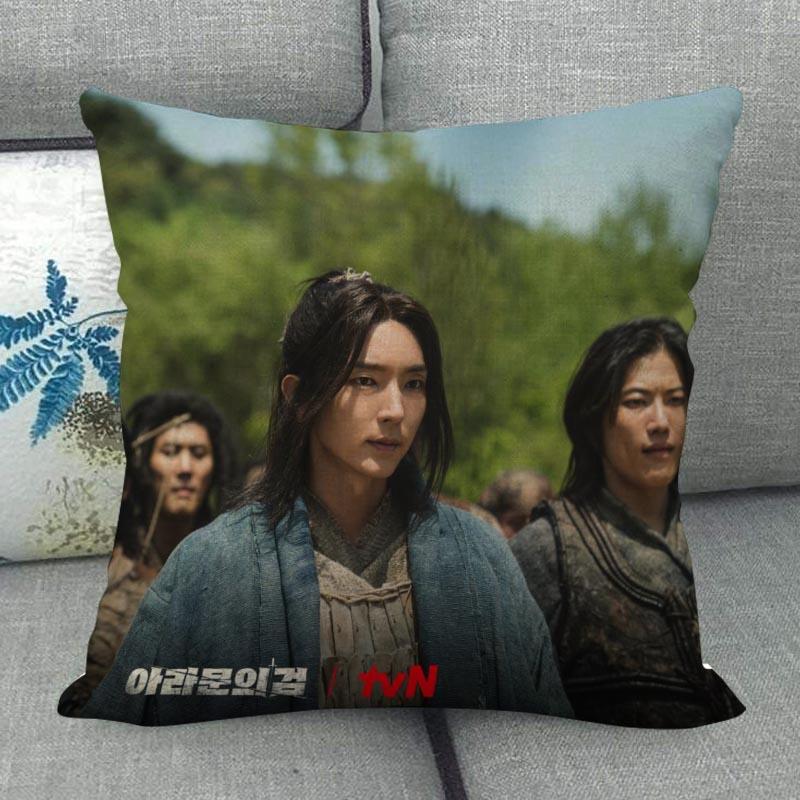 LEE JOON GI Pillowcase Home Textile Cotton Linen Fabric 45x45cm One Side Decoration Pillow Cover New WJY12.25