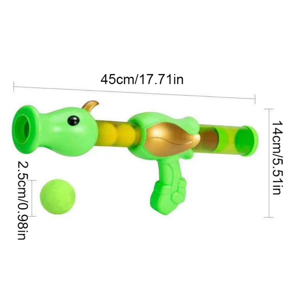 Plastic Interactive Cat Toy Ball Pea Shape Kitten Toys Launcher Pea Aerodynamic Launcher  Cats