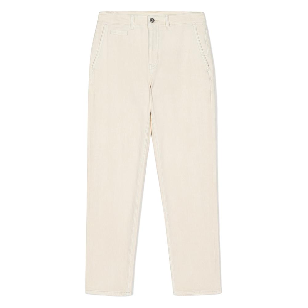 NOTIG Cotton Blend Standard Fit Spandex Denim Pants White_Oka3Ptlp103A1