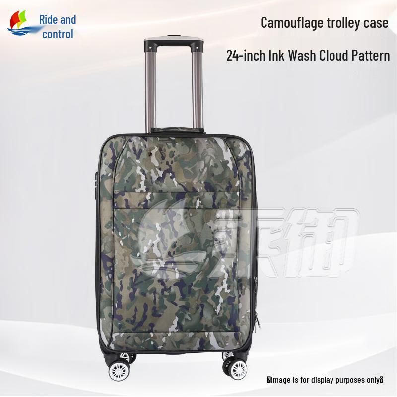 Chengyu 24-inch Unisex Military Camouflage Trolley Case