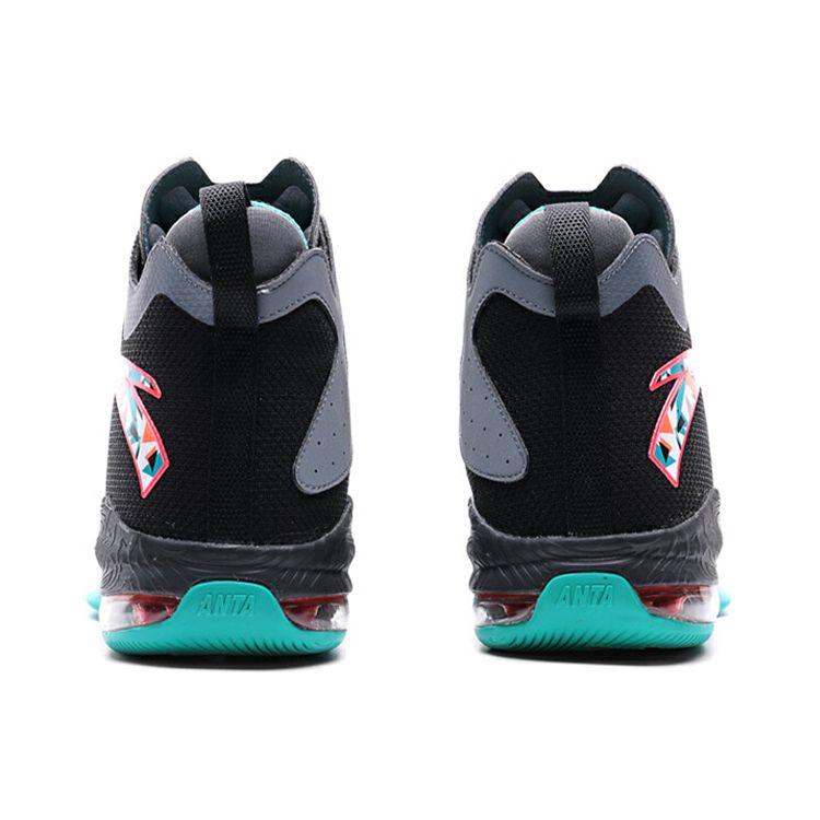 Anta Shield 1 Basketball Shoes Men Sneakers Black Green 112141145R-1