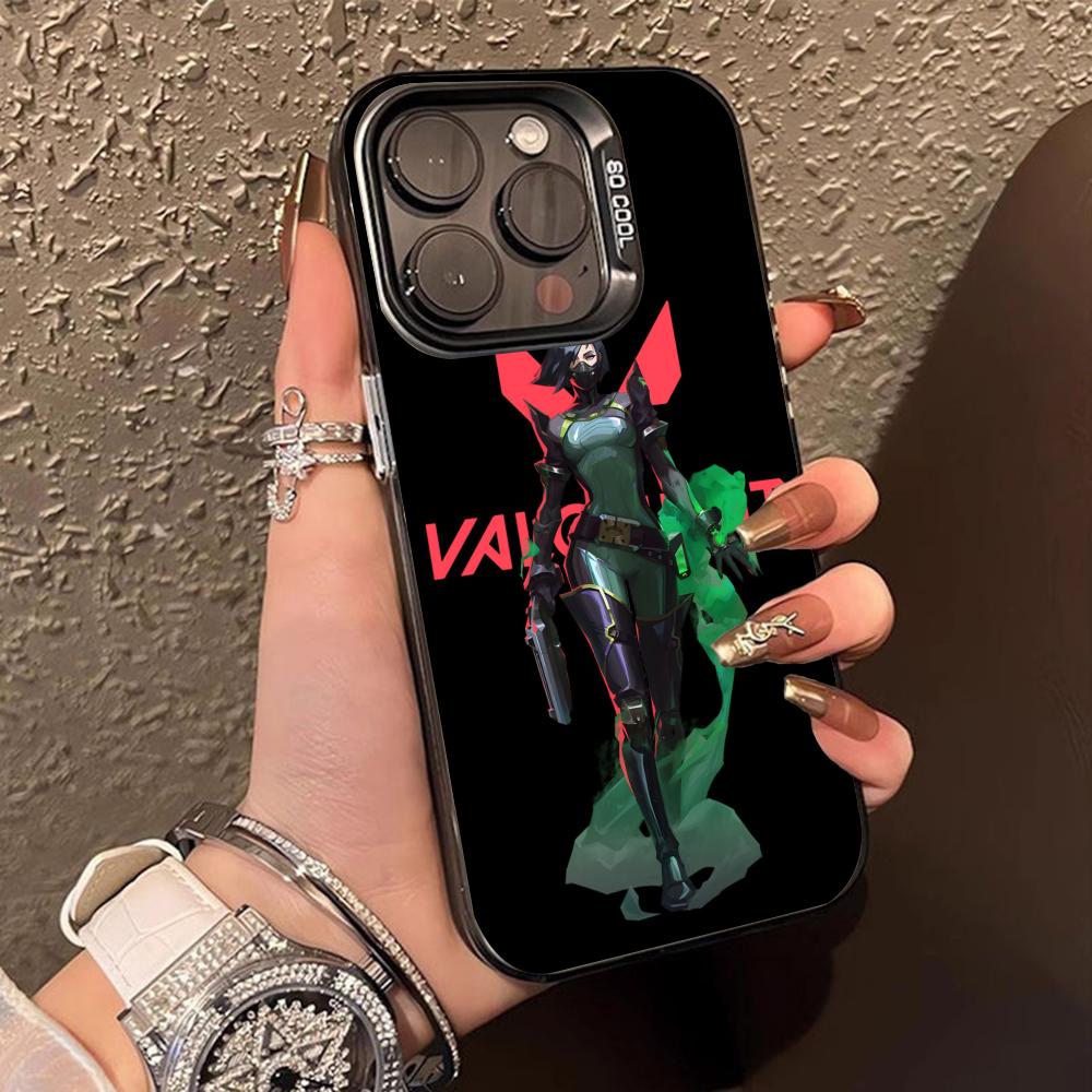 Valo Viper Phone Case for iPhone 17 16 15 14 13 12 11 X XR XS Air Pro Max Plus Black Colorful Silver Cover