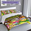 3pcs Custom Name My Singing Monsters Set,Includes 1 Duvet Cover and 2 Pillowcases,All-season Bedroom Decor