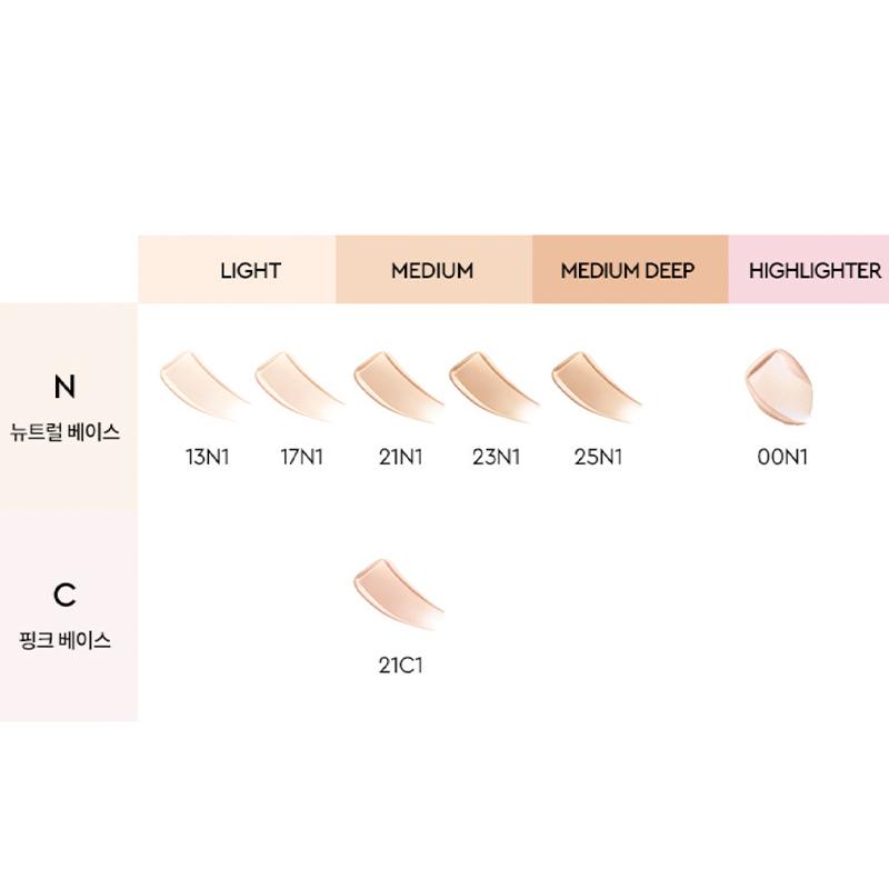 HERA Reflection Skin Glow Cushion Foundation SPF40/PA++ 15g / 5g Travel Size