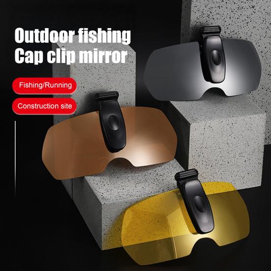 

Polarized Clip Sunglasses for Men Women Rimless Flip Up Driving Glasses UV Protection Shades for Beach Fishing синій