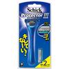 Schick Protector Three 3 Blade Holder (Includes 2 Replacement Blades) Razor Razor Shaving Shaving Men's Micro Safety Wire Replacement Blade (1