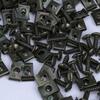 500pcs Mixed Car Motorcycles Metal Screw Tapping Fastener Clip U-Type Clip with Screw Anti-rust Protection Clip Screw Buckle Iron Sheet
