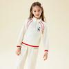 Hello Kitty Girls' Spring and Autumn Suit Kidsren's Casual Top 2024 New Style Girls' Sports Two-Piece Suit