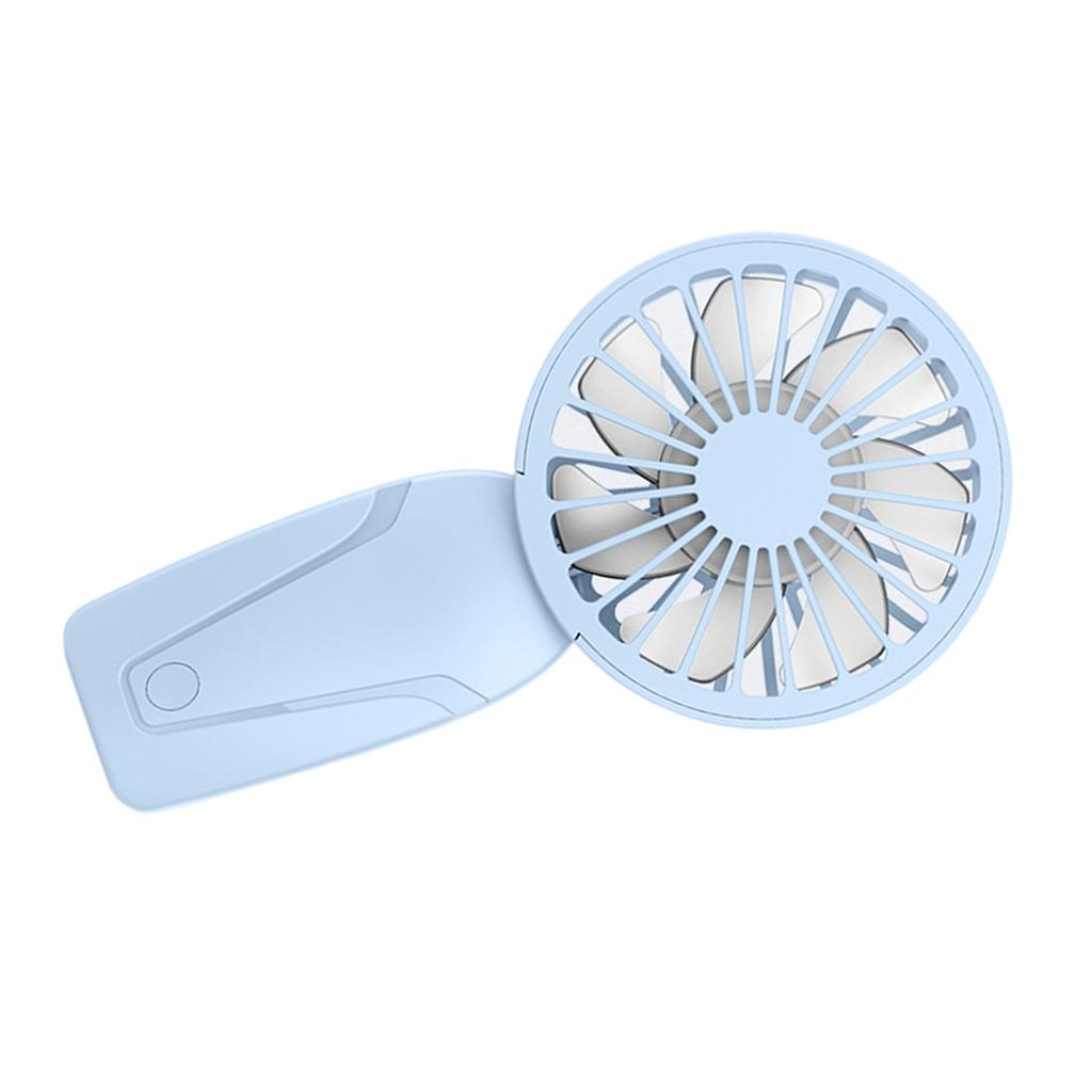 Handventilator 600mAh Akku Tragbarer Handventilator Batteriebetrieben mit 3 Geschwindigkeiten für Reisen im Freien