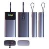 ABS Power Battery Assembly Kit Battery Holder Case PD20W Quick Charging Support for Electronics Easy To Build