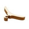 10 Pieces Mini Size Hangers for Baby Girl Doll DIY Craft , Wood Color cm