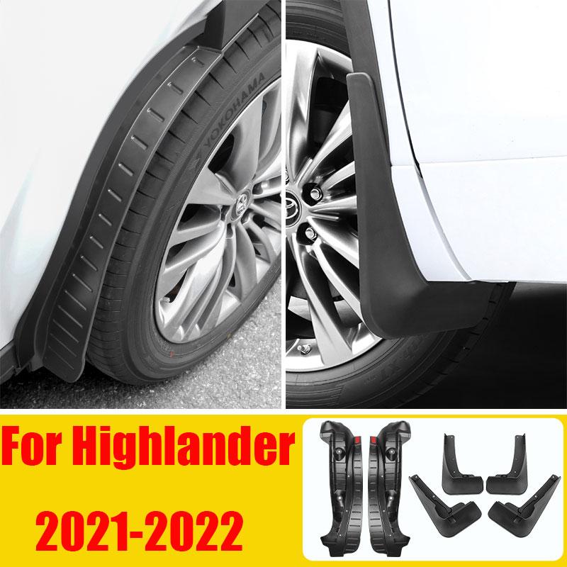 Mudguard Fender Mud Flap Guard Splash Mudguards Car Accessories Auto Styline For Toyota Highlander Kluger XU70 2022