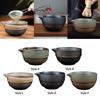 Porcelain Matcha Mixing Bowl 480ml Japanese Traditional Matcha Bowl for Japanese Matcha Preparation Beginner Beverage Family