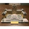 Non-Toxic 3377Pcs Louvre Model Building Blocks World Famous Attractions Architectural Model Bricks Desktop Decoration Kids Toys Gifts