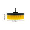 Electric Scrubber Grill Brush Kit 2/3.5/4'' Power Cleaning Brush For Car Bathroom Floor, Tub Shower Grout Nylon Attachments