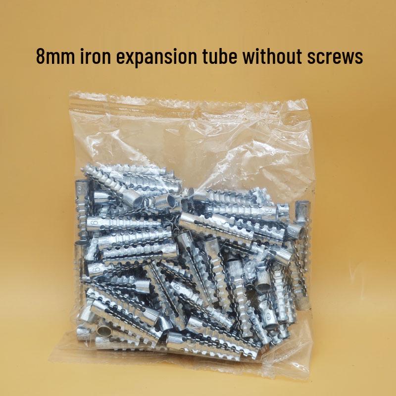 Metal Iron Expansion Screw: Replace Plastic Plugs with 6mm/8mm Serrated Self-Tapping Iron Expansion Plugs