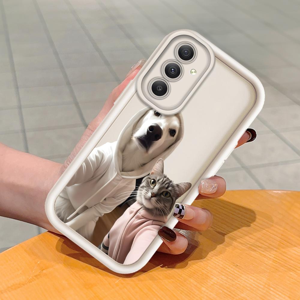 Coque de protection antichoc en silicone souple avec motif de dessin animé pour Huawei Honor Xiaomi Redmi Samsung