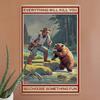 Funny Adventure Metal Tin Sign Vintage Outdoor Waterproof Poster Gift Home Bar Cafe Decor