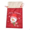 Big /Small Red Cloth Santa /Snowman Christmas Drawstring