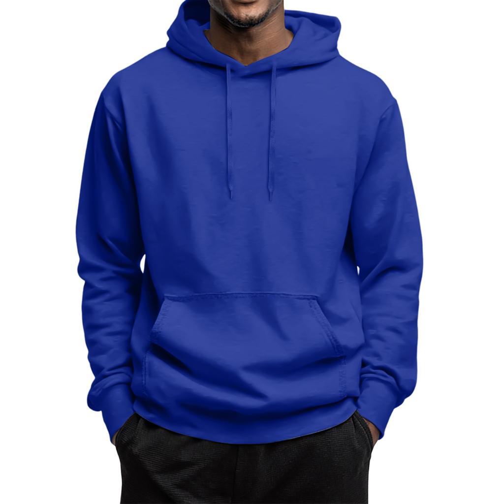 Men's Fleece Hoodie Casual Long Sleeve 1/4 Zipper Pullover Sweatshirts