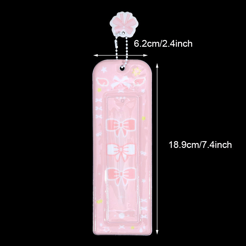 Mielas Populiarus Nuotraukų Kortelės Laikiklis Raktų Pakabukas Keturios Grotelės Kortelių Dangteliai Apsaugos Studento Autobuso Kortelės Pakabukas