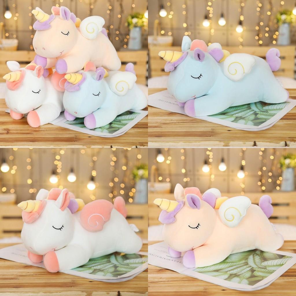 Dream Unicorn Cute Fur Toy Rainbow Angel Horse Sleeping Doll Gifts Birthday