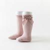 0-2Year Baby Girl Mesh Long Socks Summer Bowknot Stockings Thin Breathable Newborn Knee High Sock Kids Mosquito Proof Calf Sock