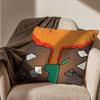 Green dinosaur Brachio Cushion Cover Suitable For Sofa Car Bedroom Office Cushions Decorative Pillow Case