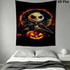 Nightmare Before Emma'S Adventure Tapestry Background Cloth Fashion Print Background Cloth Wall Decoration Christmas Gift