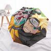 Naruto pattern, automatic folding umbrella, portable and foldable design, 8 ribs, a Christmas or birthday gift.