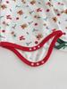 2025 European & American Baby Christmas Long-Sleeve 3-Piece Romper Set