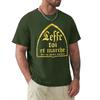 T-Shirt Leffe Du und Geh Humorvoll Ideales Geschenk T-Shirt Harajuku Kurzarm T-Shirt Baumwolle Grafik T-Shirt Oberteile
