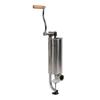 Sausage Stuffer 3L Stainless Steel Vertical Manual Meat Filling Machine with 4 Stuffing Tubes for Home