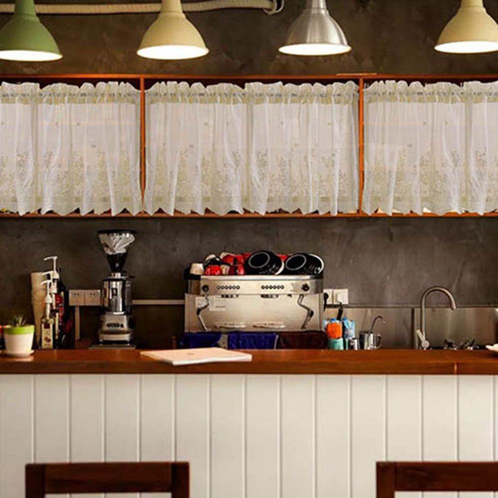 Гем Кава Вітальня Кафе для Дверцят Шафи Домашній Декор Віконні Штори Короткі Штори Віконна Завіса