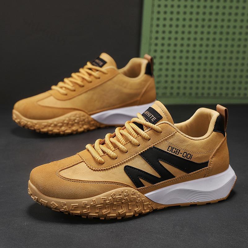 Fashion 2025 Spring New Thick Soled Fashion Trend Sport Casual Shoes Men's Color Blocked Designed Outdoor Shoes Non slip Chunky sneakers