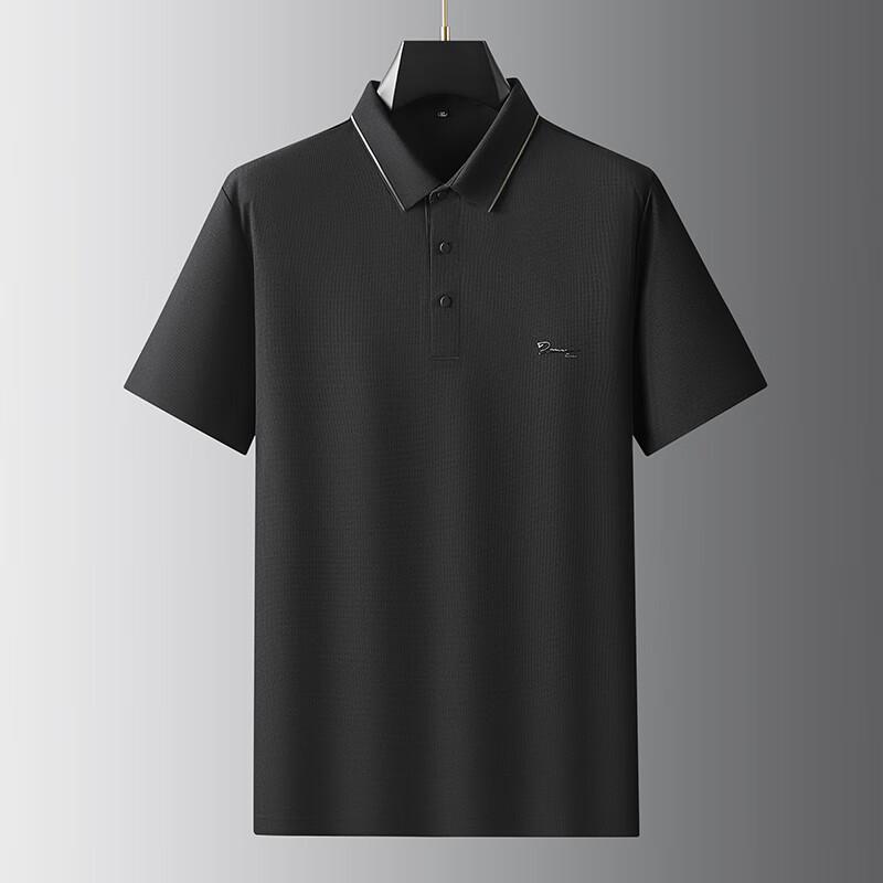 Men's Plus Size Ice Silk Polo Shirt