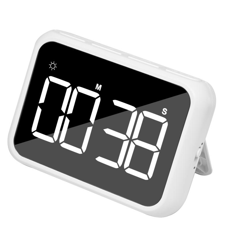 1PC Modern minimalist led Battery timer Student only Digital timer Kitchen Countdown Reminder (no battery)