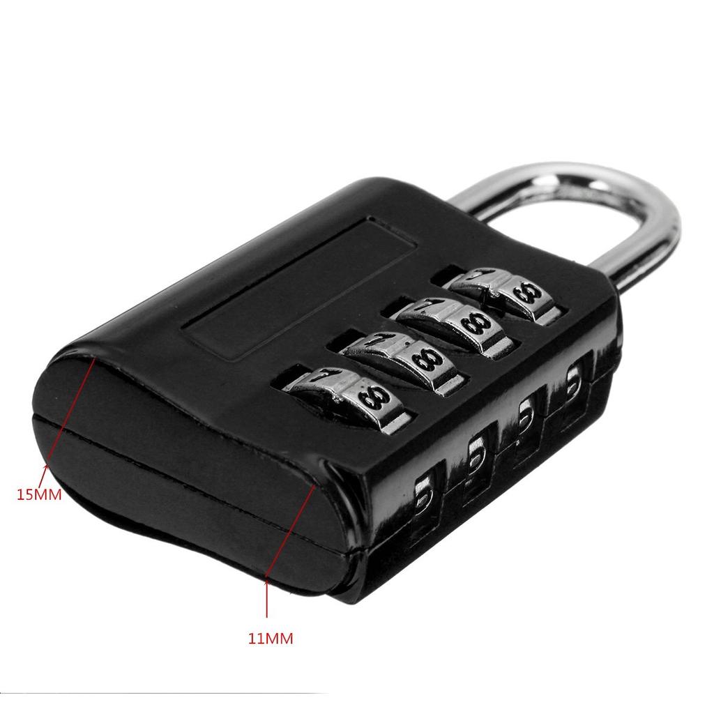 Buy Mini 4 Digit Combination Safety Padlock Number Luggage