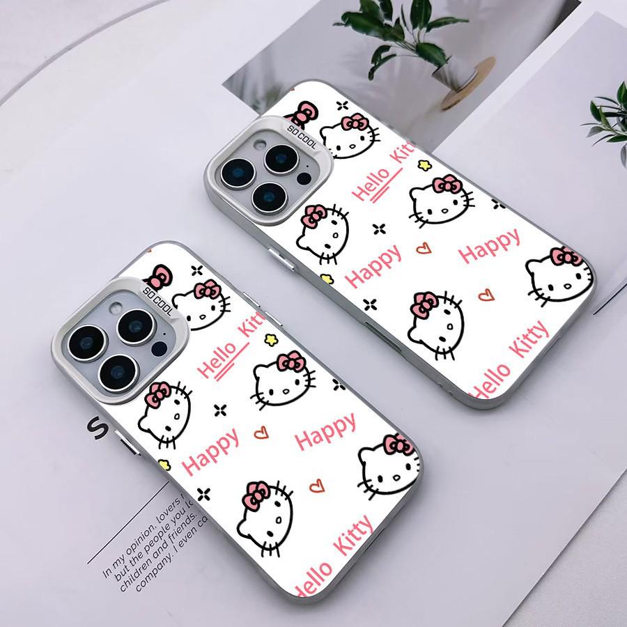 Hello Kitty Phone Case - Cute White Sanrio Design for Apple 16