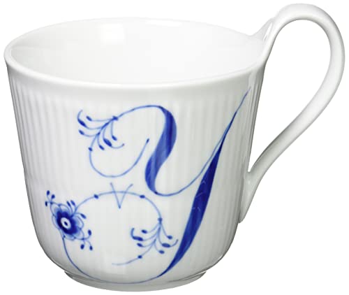 [Officially Imported] Royal Copenhagen Blue Fluted Plain High-Handle Mug, 330ml, "Y," Wedding Gift, 1017163