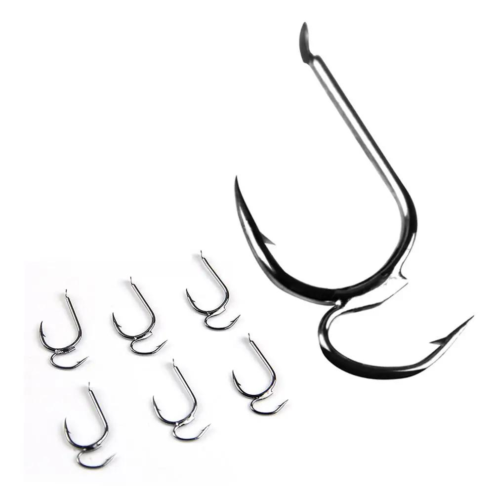 10Pcs Fishing Hook Package High-carbon Steel Two Strength Tip Sharp Fighting Hook With Barbed Fish Gear For Taiwan Sea Fishing