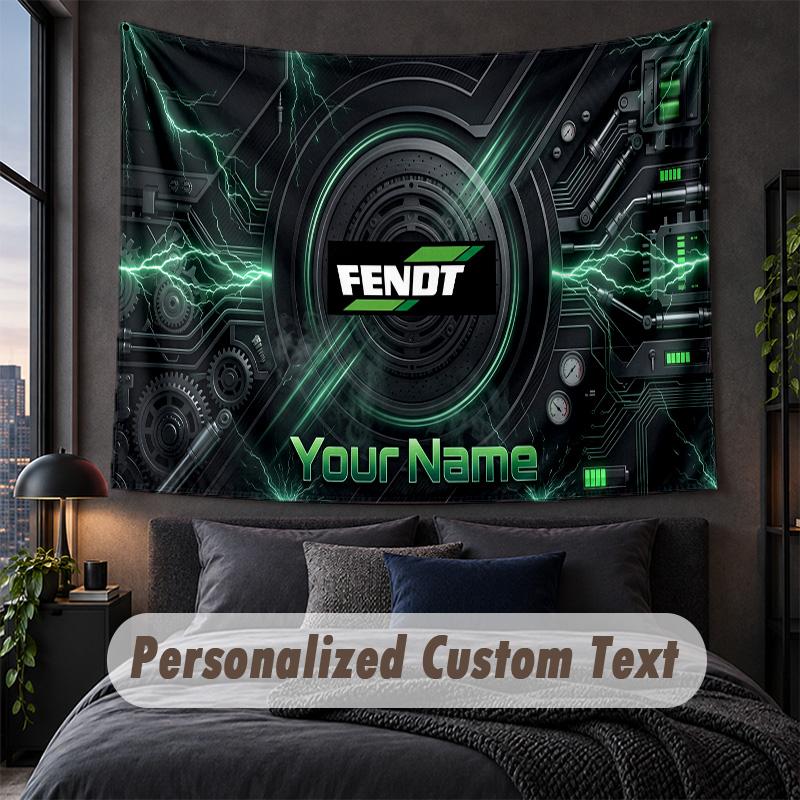 Custom Name Text Tapestry,Fendt Decorative Wall Hanging, Background Tapestry For Home Bedroom